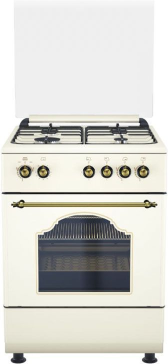 Газовая плита De Luxe 606040.24-006г (кр) чр бежевый РЕТРО - купить по ...