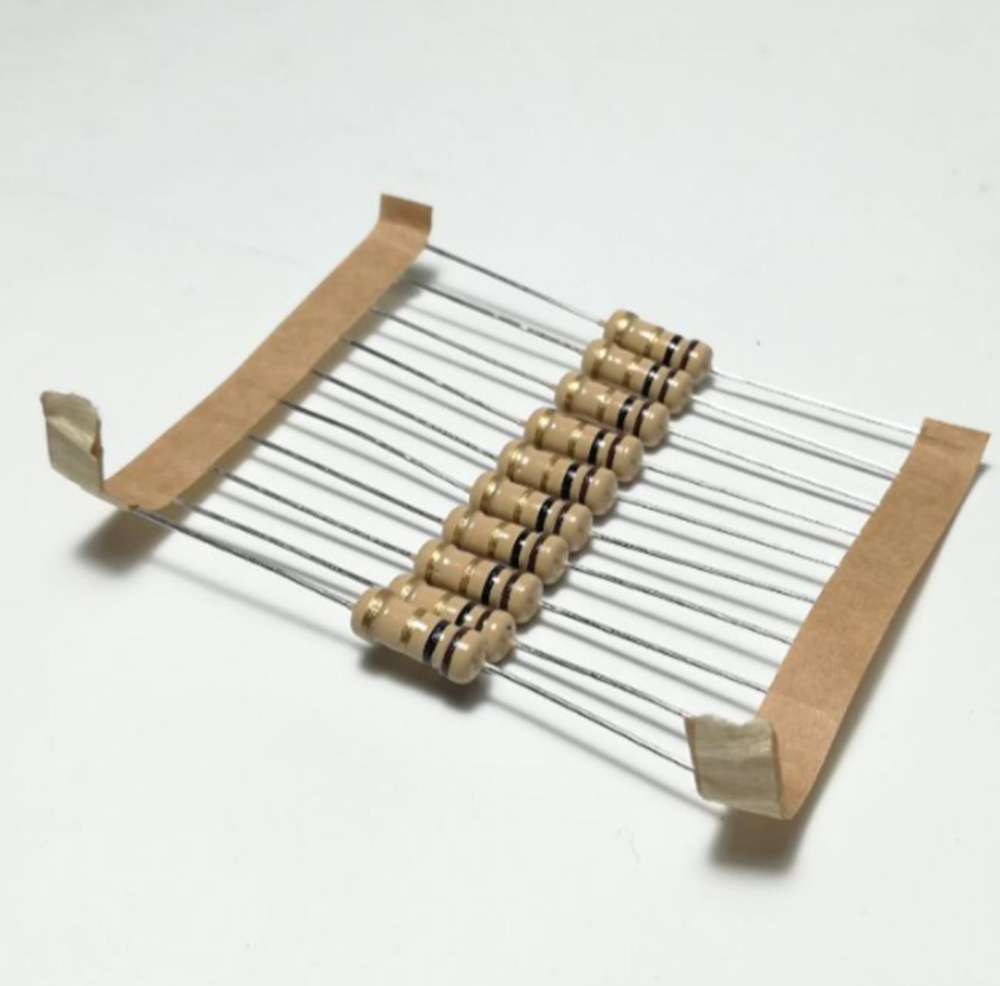 Резистор углеродистый (10шт) CF-100 (С1-4) 1 Вт, 1 Ом, 5%, 11677 ...