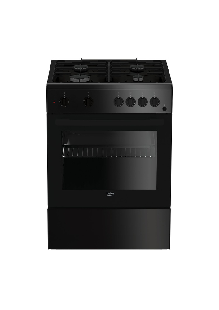 Комбинированная плита Beko FFSS62010GB, 60 см, черный - купить по ...