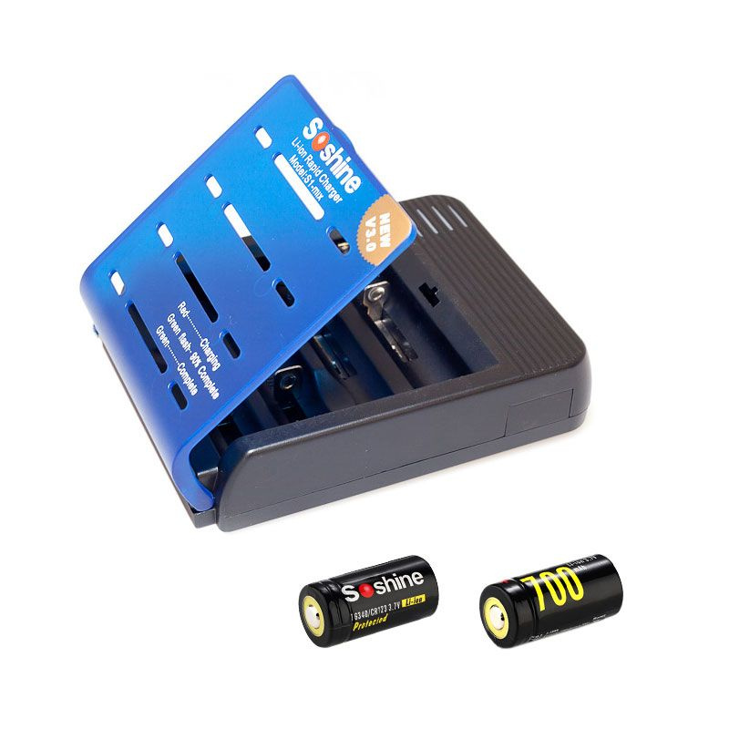 Зарядное устройство для аккумуляторных батареек Soshine, 3.6 В, 3.65 В ...