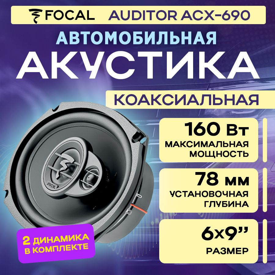 Акустика коаксиальная Focal Auditor ACX-690 #1