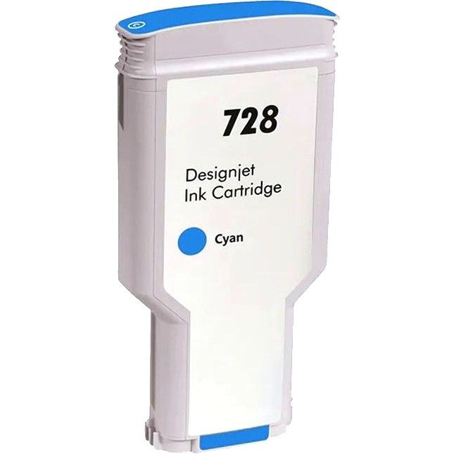 Картридж/ HP 728 Cyan для DesignJet T730/T830 300-ml (F9K17A) White Box With Chip #1