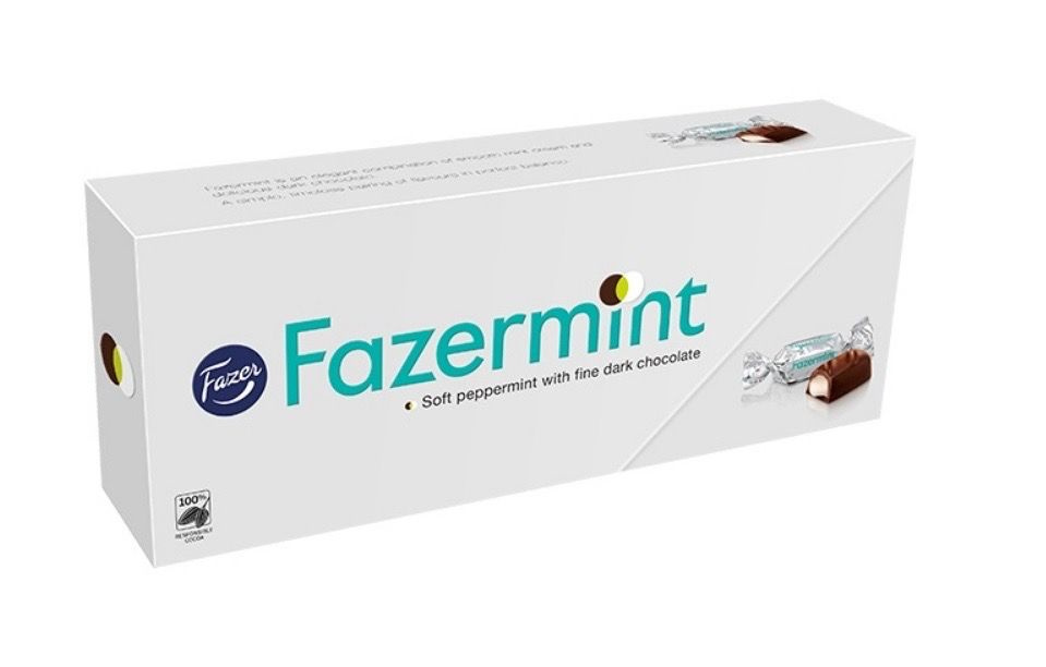 Fazer Fazermint Шоколадные конфеты с мятной начинкой, 270 гр.,Финляндия ...