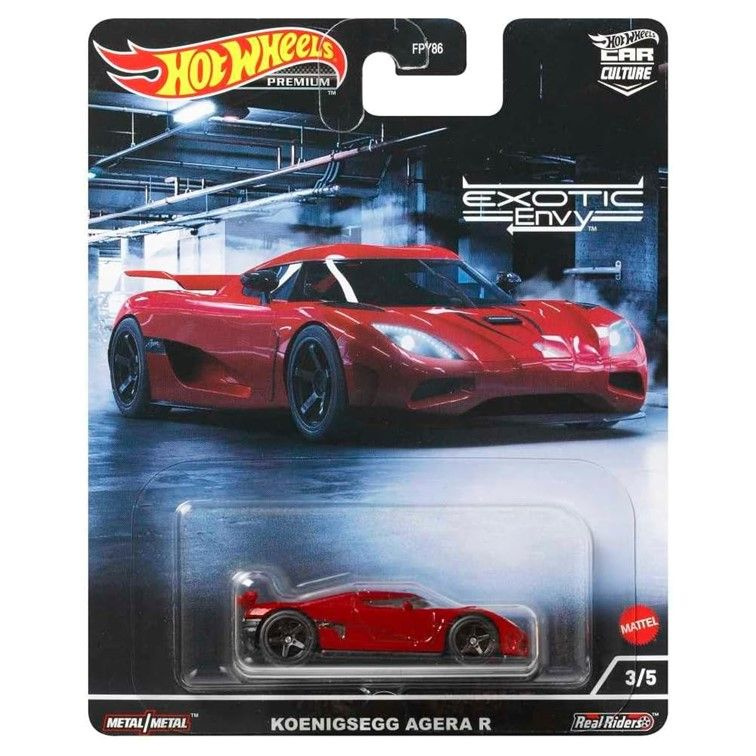 HCJ90 Машинка металлическая игрушка Hot Wheels Premium Car Culture коллекционная модель премиальная Koenigsegg #1