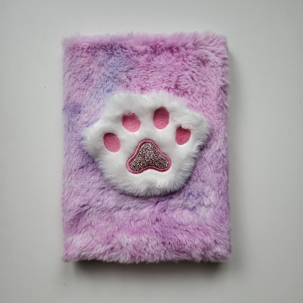 Меховой пушистый блокнот "BINDRA"для девочек - купить с доставкой по ...