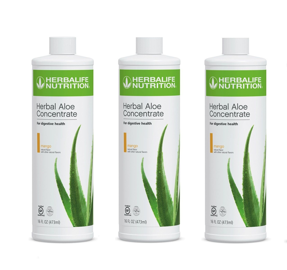 Herbalife, Растительный напиток Алоэ Манго 473 мл 3 куска - купить с ...
