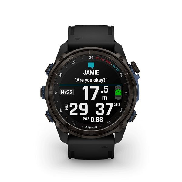 Garmin Умные часы Garmin Descent MK3i 51mm carbon grey black band, carbon grey #1