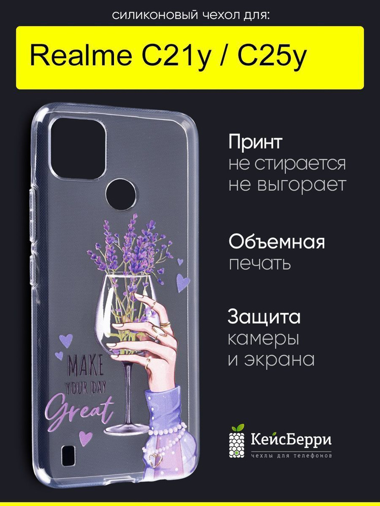 Чехол для Realme C21y / C25y, серия Clear #1