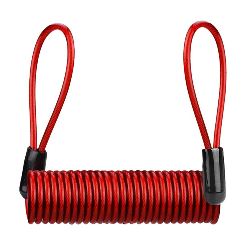 Велосипед противоугонная веревка-прозрачный красный 1.5 м - купить с ...