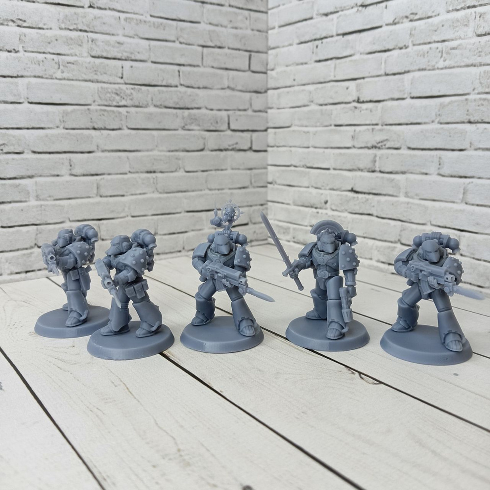 Миниатюры Warhammer 40К. Космодесант. Тактический отряд Мк6 - купить с ...