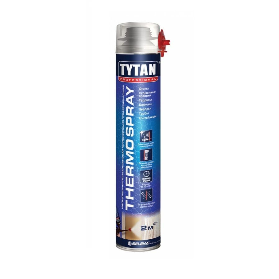 Напыляемая теплоизоляция Tytan Professional Thermospray профессиональная (870мл)  #1