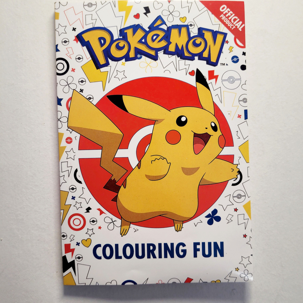 Pokemon. Colouring Fun. Раскраска серии Покемоны. Official product