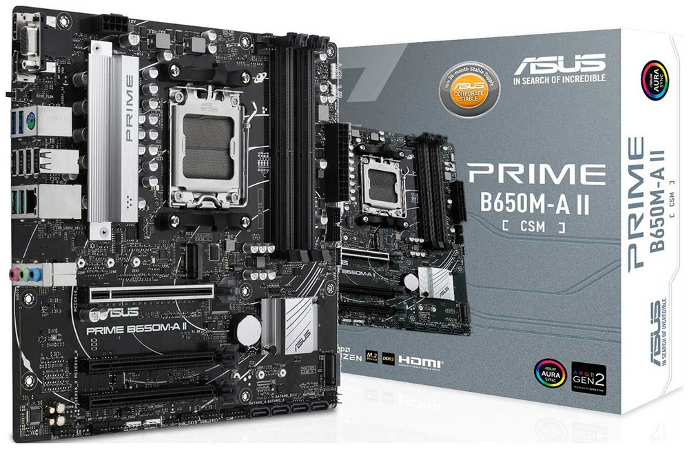 Материнская плата Asus Prime B650m A Ii Csm Am5 Matx купить по низкой цене с доставкой и 9136