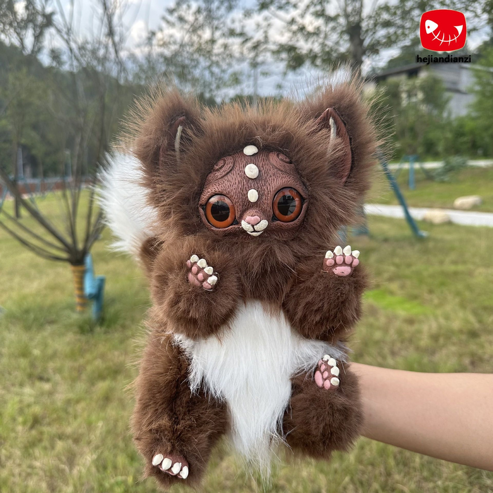 Фантастическое существо/Чеширский кот/Игрушка авторская, ручная работа ...