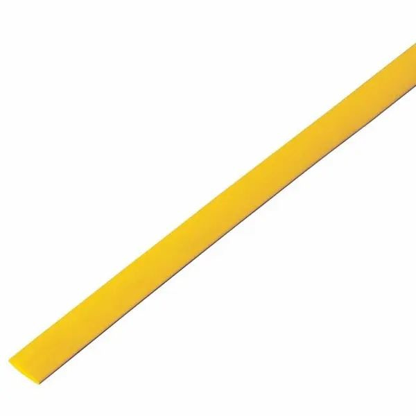 Термоусаживаемая трубка Rexant 6,0/3,0 мм, желтая (20-6002) (упак 50 шт по 1 м)  #1