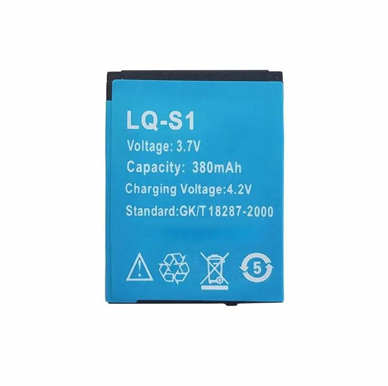 1 шт. АКБ батарейка аккумулятор LQ-S1 для Smart умных часов DZ09 A1 GT08 V8 W8 QW09 X6 380 mAh 3.7v  #1