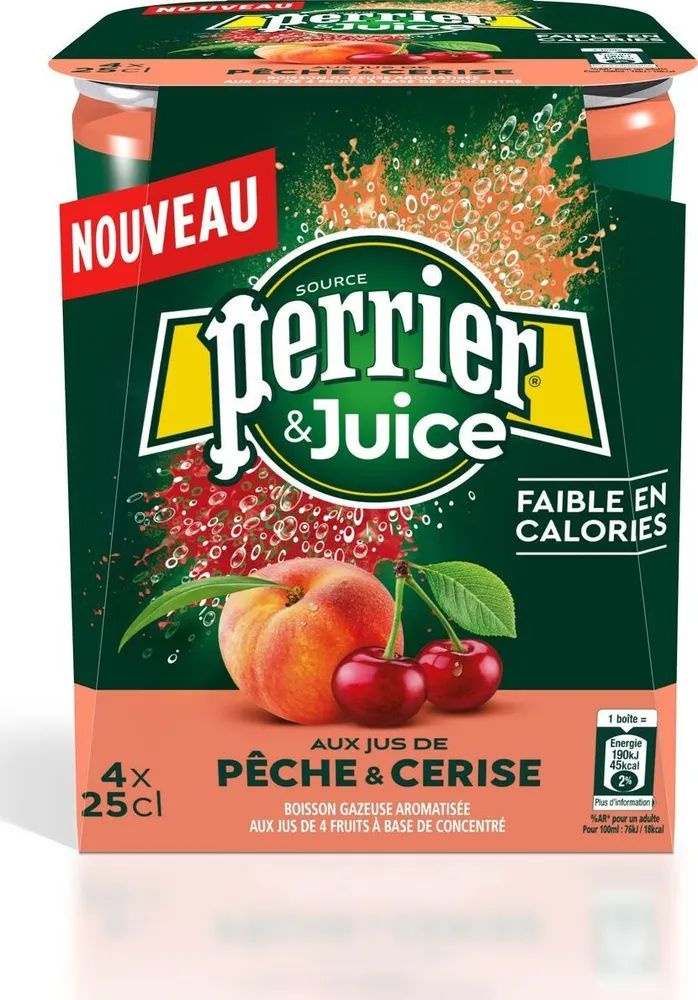 Perrier Вода Минеральная Газированная 250мл. 4шт - купить с доставкой ...