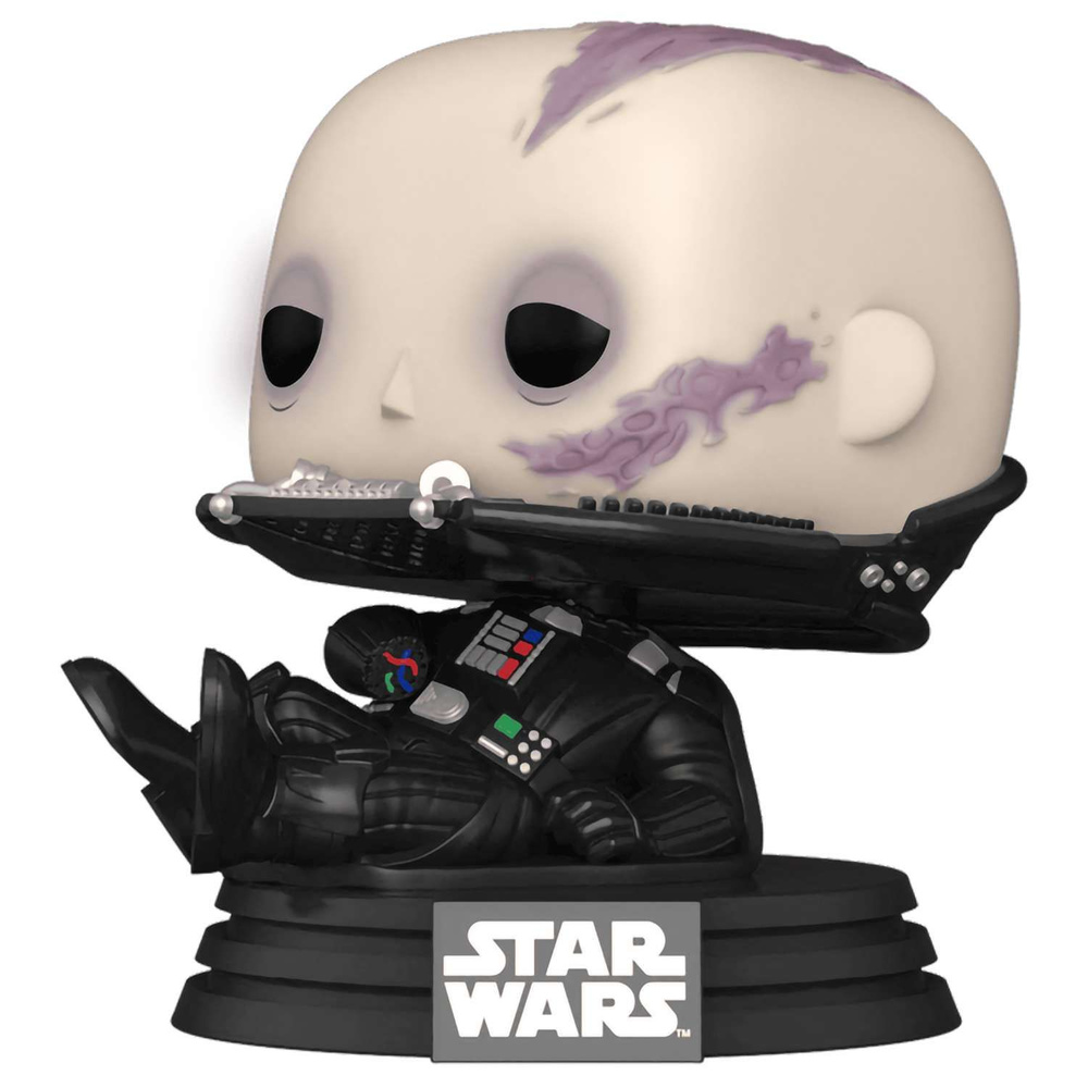 Фигурка Funko POP Bobble Star Wars Ep 6 RotJ 40th "Darth Vader (unmasked)", 7 см / Коллекционная фигурка #1