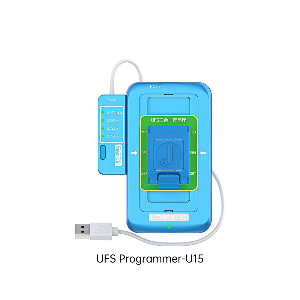 JC 3-в-1 чтение/запись инструмент U15 программист для UFS 2.X 3.X 4.X NAND  чип идентификатор чтение/запись инструмент