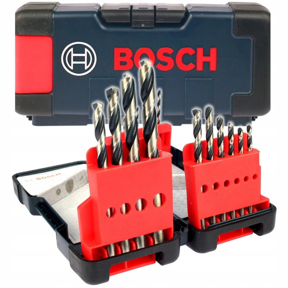 Набор сверл Bosch HSS PointTeQ 1-10 мм, 18 шт 2608577350 #1