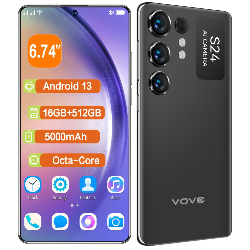 Смартфон vove S24 Ultra/ - купить по выгодной цене в интернет-магазине OZON  (1543039821)