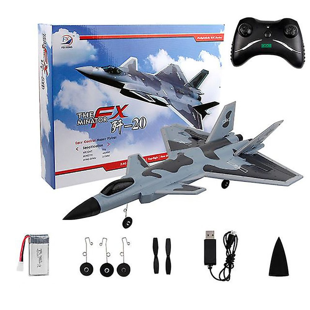 Радиоуправляемый самолет Fei Xiong J-20 RTF 2.4G - FX830-GREY #1