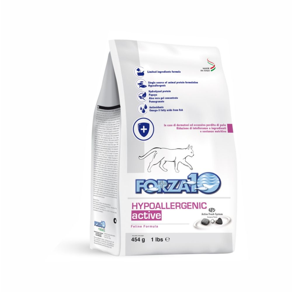 Корм для кошек Forza10 Hypoallergenic с пищевой непереносимостью и аллергией Рыба 454гр  #1