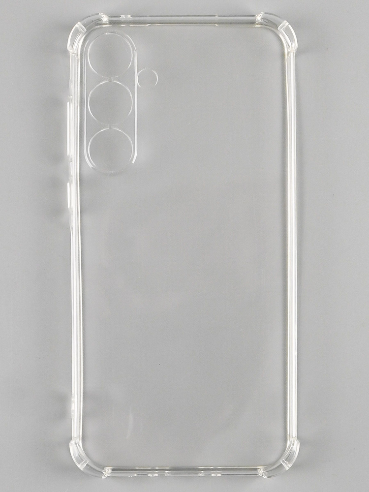Силиконовый прозрачный чехол бампер на Samsung Galaxy A35 5G защитная ...