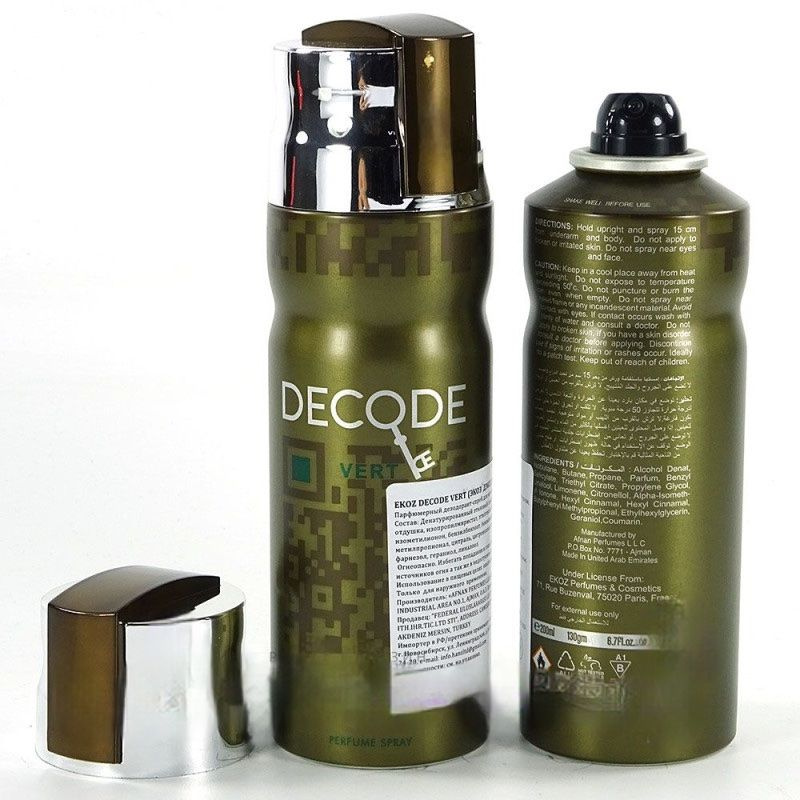 Дезодорант мужской Decode Vert 200 ml #1