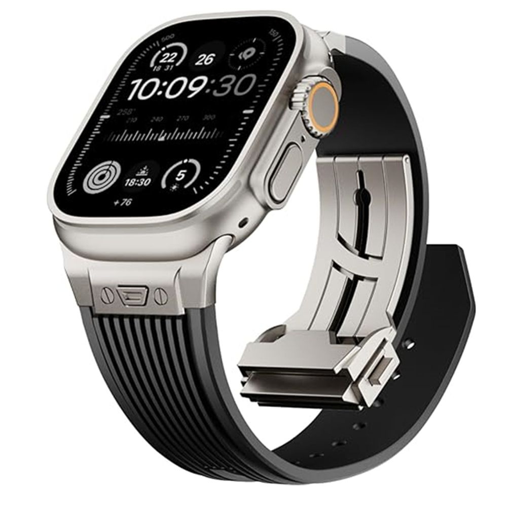 Силиконовый ремешок для Apple Watch Ultra 2 Band 49 мм 45 мм 44 мм 42 ...