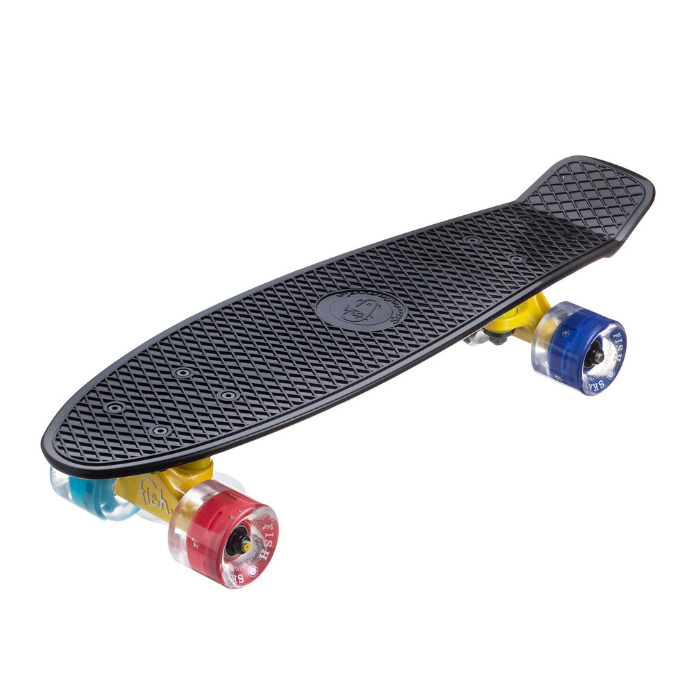 Пенни Борд Fish Skateboards 22" 56 см LED колеса #1