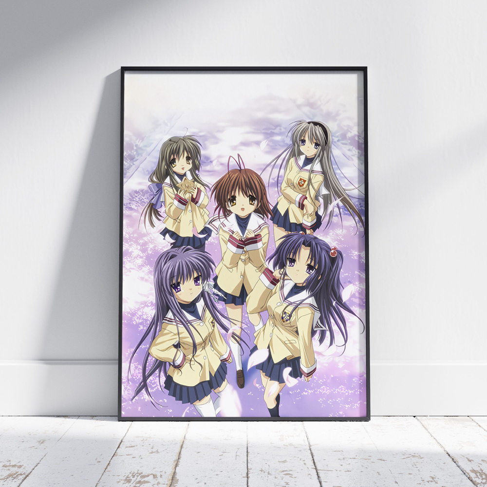 Плакат на стену для интерьера Кланнад (Clannad 1) - Постер по аниме формата А4 (21x30 см)  #1