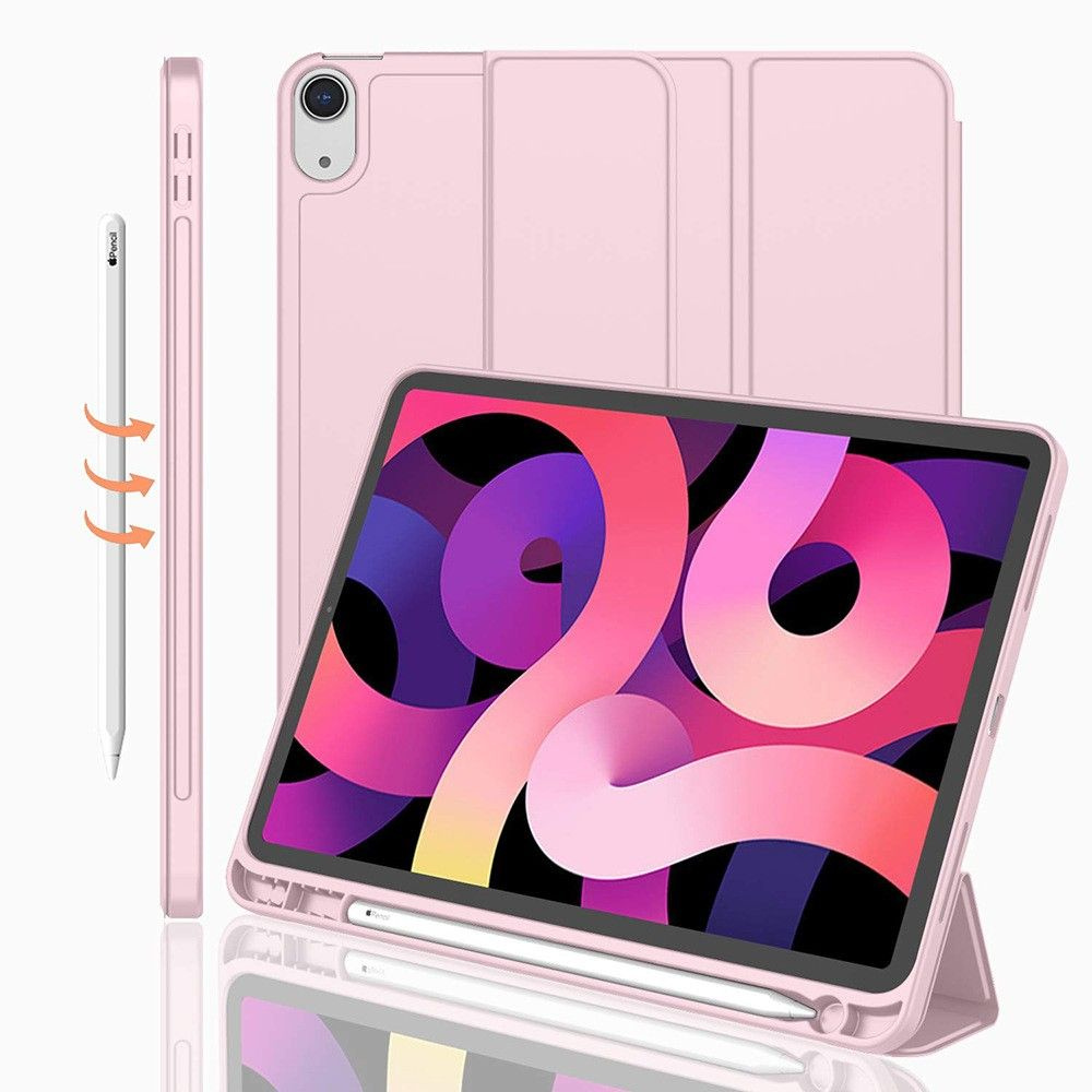 Чехол для iPad Air 4 10,9 / Air 5 10,9 Тройное Cложение ModMac TPU Case Pink #1