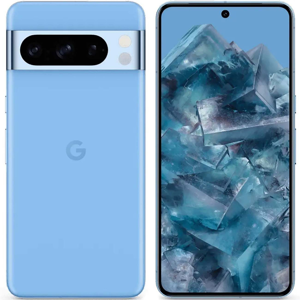 Смартфон Google Pixel 8 Pro 128GB Bay Blue - купить по выгодной цене в  интернет-магазине OZON (1569360609)