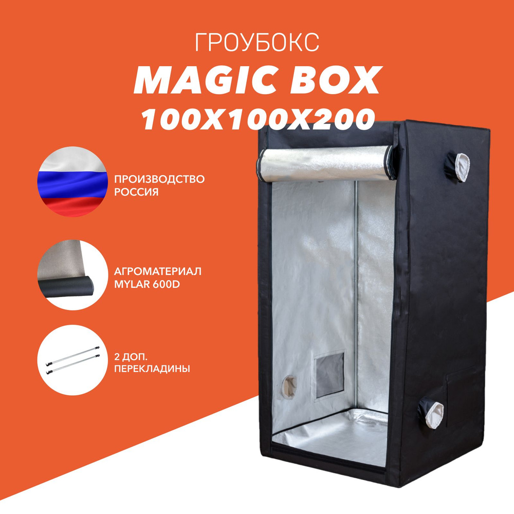 Гроубокс (growbox, гроутент) Magic Box 100 (100х100х200 см) для растений  #1