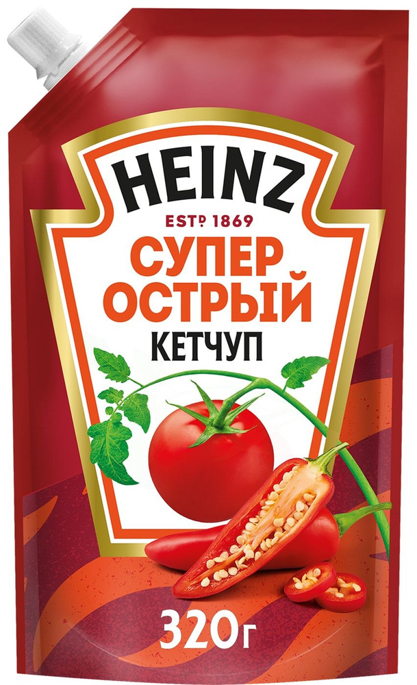 Кетчуп Heinz Супер острый 320г - в заказе 1шт.товара! #1