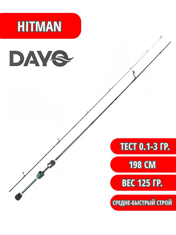 Спиннинг Dayo HITMAN JigSeries C.W. 0,1-3 гр купить по выгодным ценам в ...