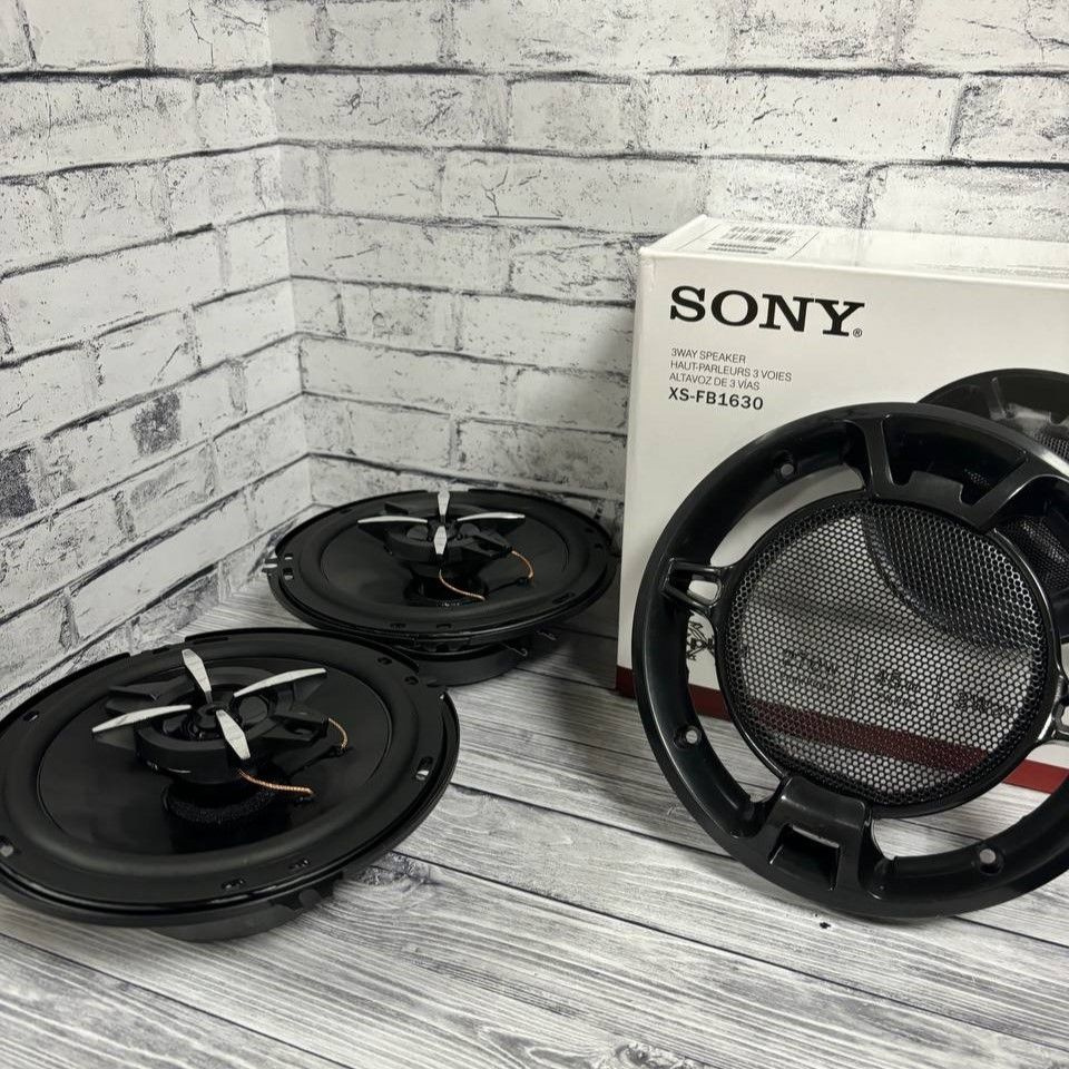 Колонки для автомобиля Sony XS-FB1630 / коаксиальная акустика 16,5 см. (6  дюймов) / комплект 2 шт.