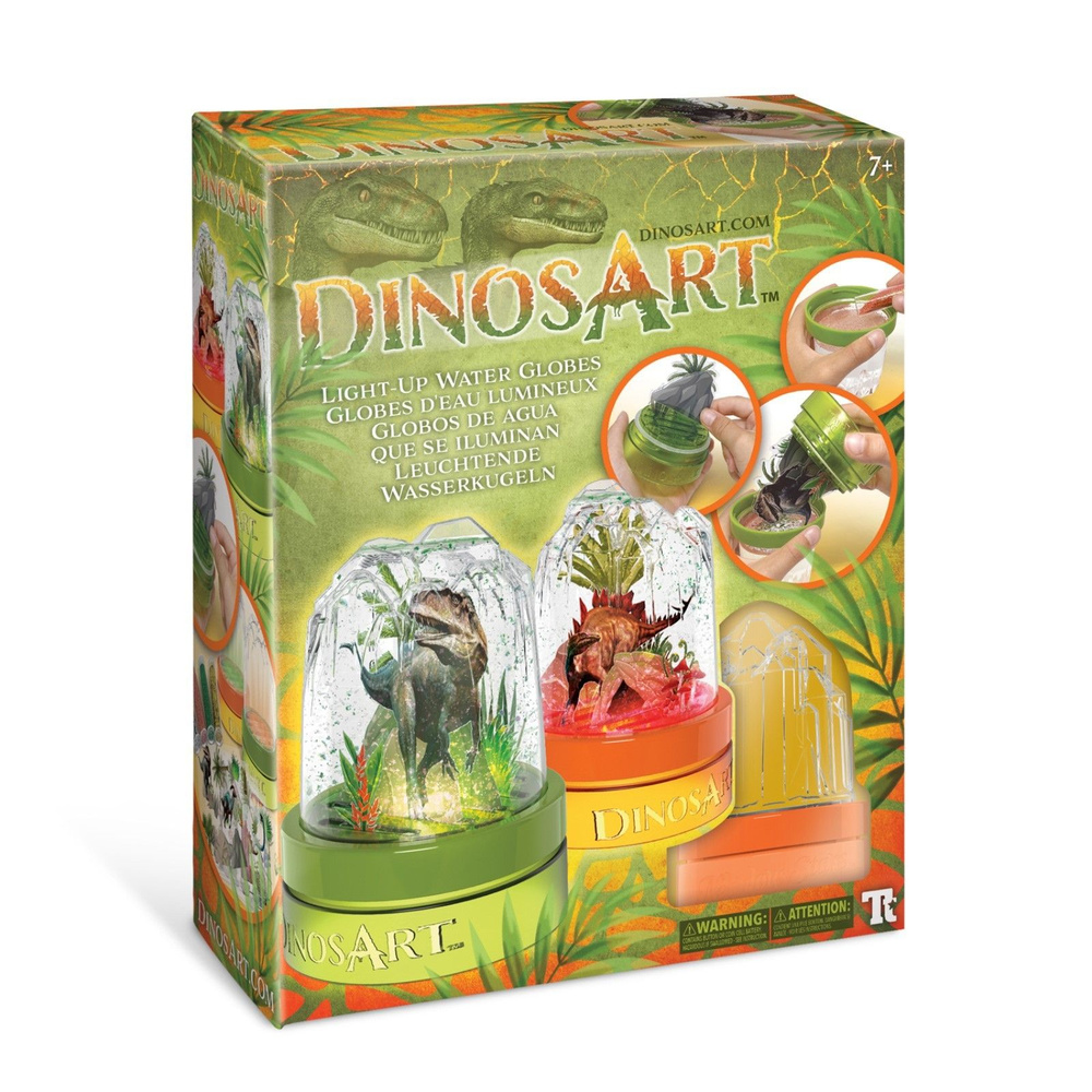 Nebulous Stars Серия Dino: Набор для творчества по созданию ночных светильников, мини-аквариумов с подсветкой #1