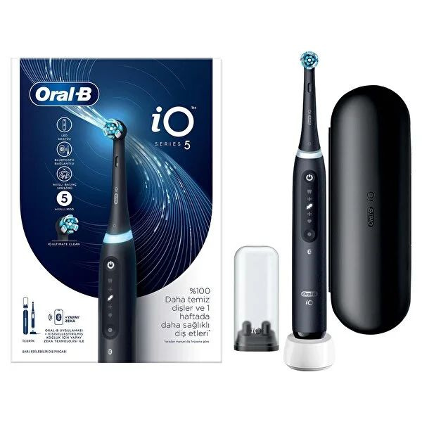 Oral-B Электрическая зубная щетка iO 5 Black, черный #1