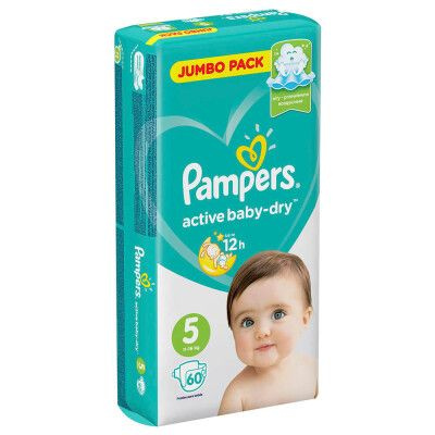 Подгузники Pampers Active Baby 60шт Junior 11-16кг джамбо 5 #1