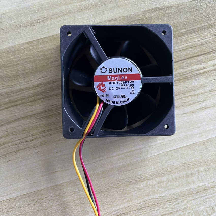 KDE1206PTV3 12V 0.7W 60mm 3 провода для охлаждающих вентиляторов радиатора SUNON  #1