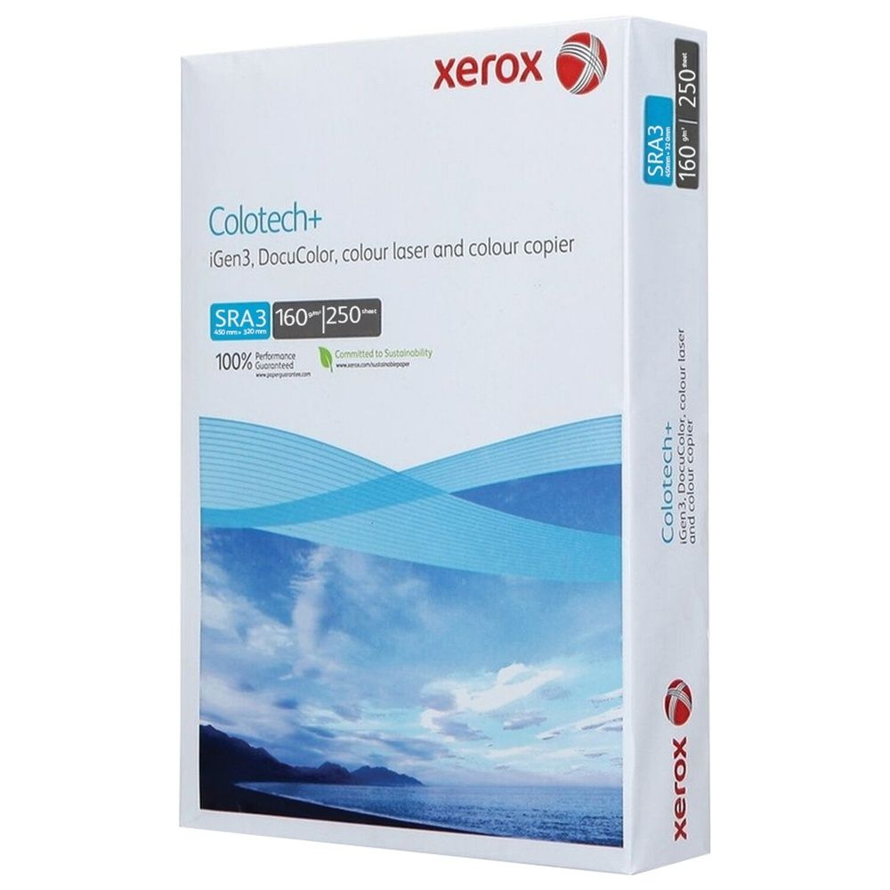 Бумага для цветной лазерной печати Xerox SRA3, 160 г/м2, 250 листов, colotech+, 161% CIE  #1