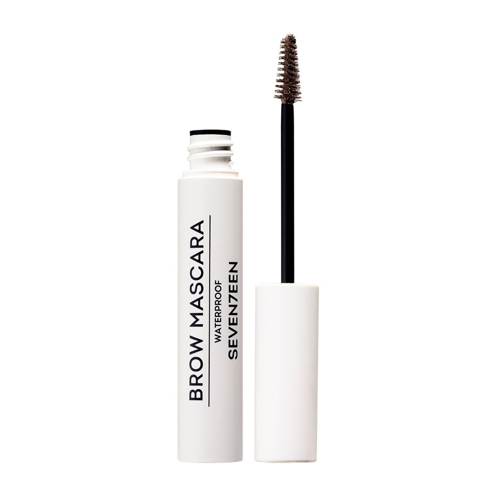 Seventeen Тушь для бровей водостойкая Brow Mascara Waterproof, 02 пепельно-коричневый, 5 мл  #1