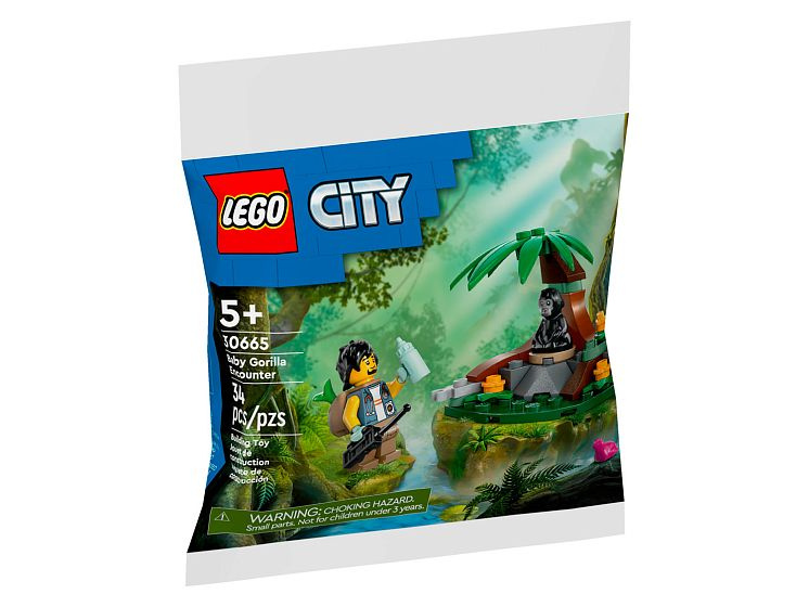 "Хочу Лего" / LEGO City 30665 - Встреча с детенышем гориллы #1