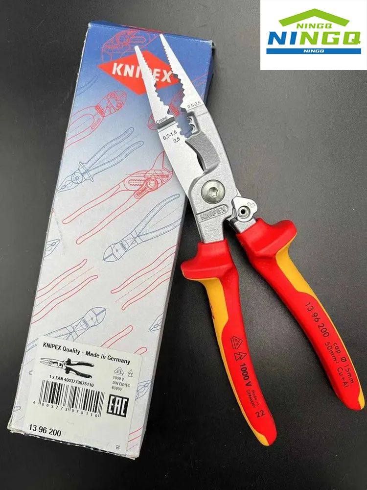 Knipex 1396200 Электрические клещи 6 в 1. Комбинированные и многофункциональные клещи, проверенные VDE #1