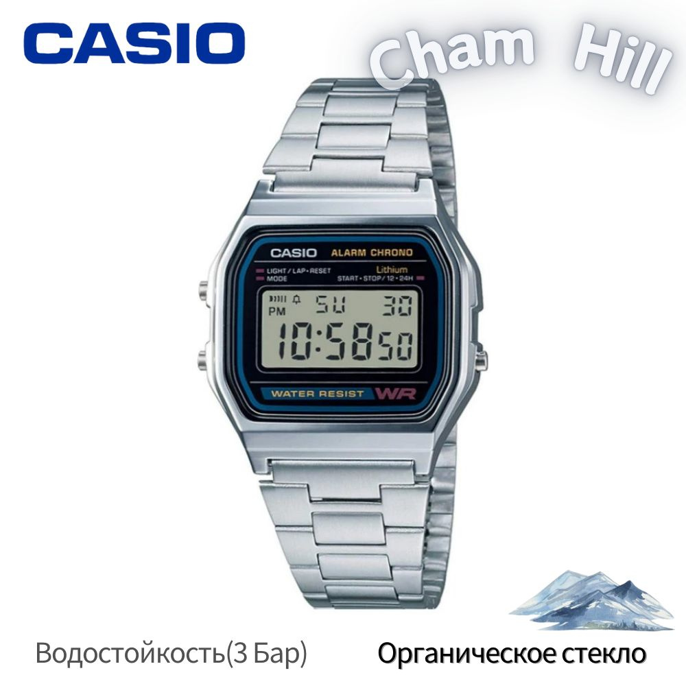 Casio Часы наручные Кварцевые VINTAGE A-158WA-1 #1