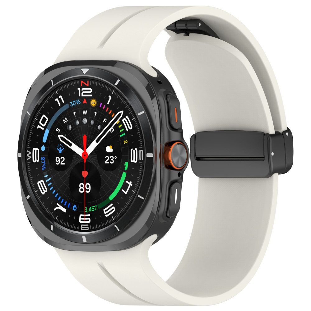 Магнитный силиконовый ремешок для Samsung Galaxy Watch Ultra #1