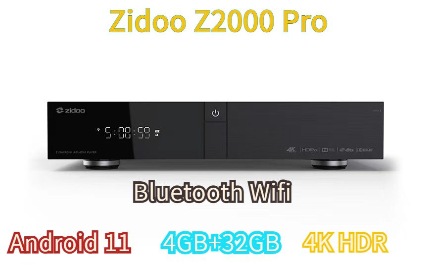 Blu-ray-плеер Zidoo Z2000Pro с разрешением 4K HDR #1