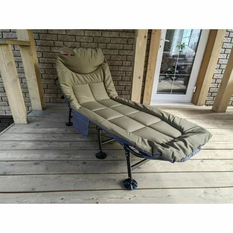 Раскладушка / туристическая походная кровать / кровать шезлонг для дачи ...